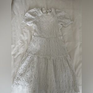Zara Kids Cream Lace Dress